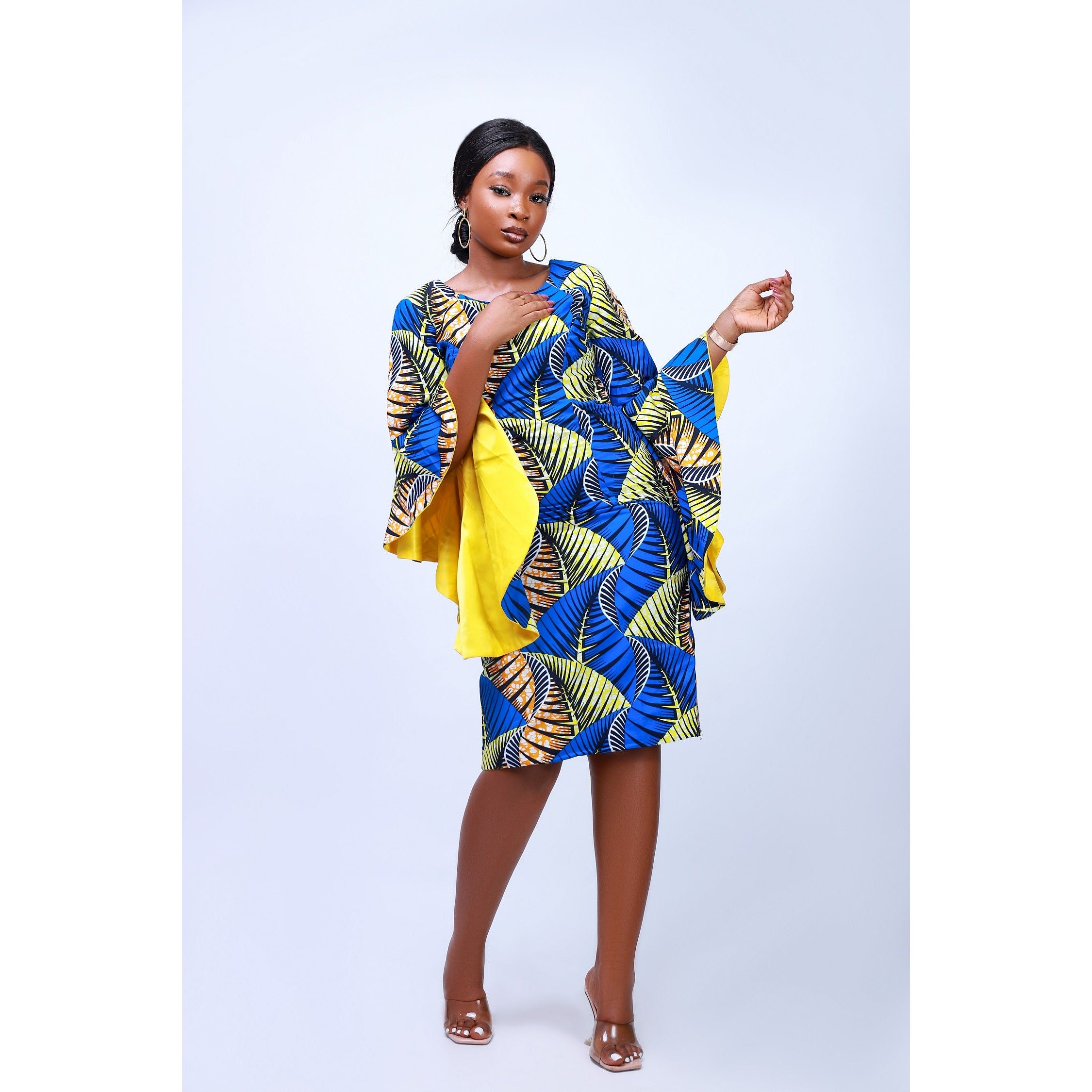 Naila-African Wax Print Women Dress